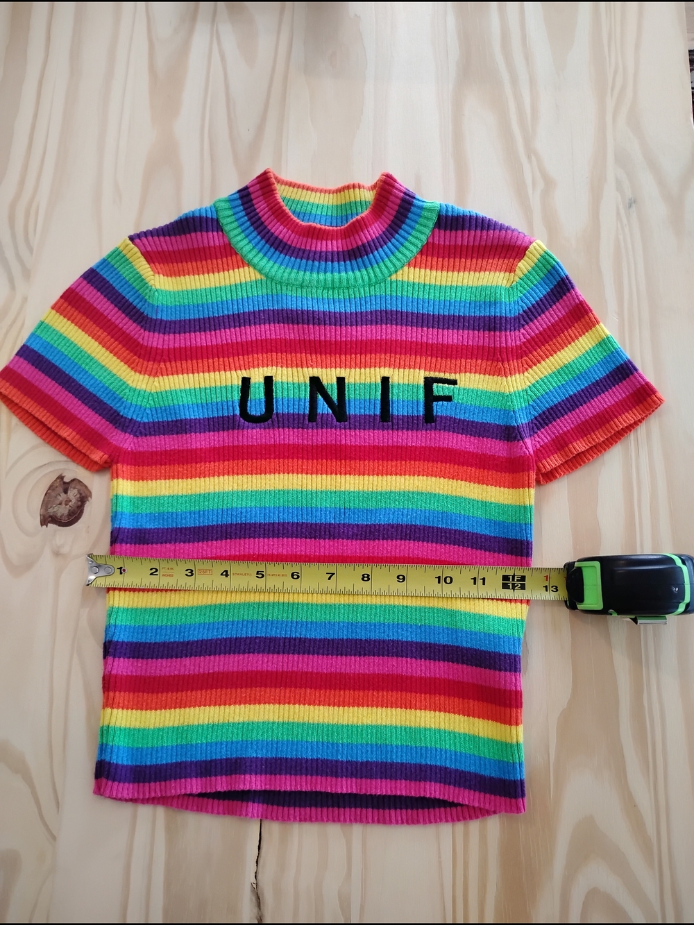 UNIF Rainbow Knit Top - Picture 6 of 7